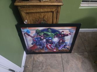 Avengers hologram picture
