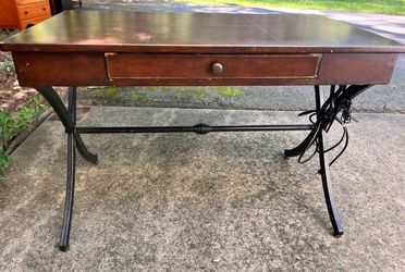 Lovely Wooden Desk w/ Power Outlet