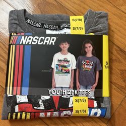 NWT Nascar Youth Tees 2 pack Size S 7/8