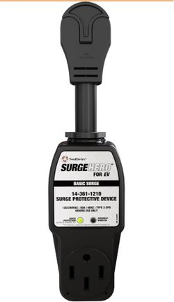 Southwire SurgeHero™ Indoor EV Surge Protector, 240V 50A Inline Surge Protection for Level 2 EV Chargers, NEMA 14‑50  Style: Indoor  Brand Southwire T