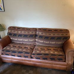 Cabin/Camping Style Sofa (Can Deliver)