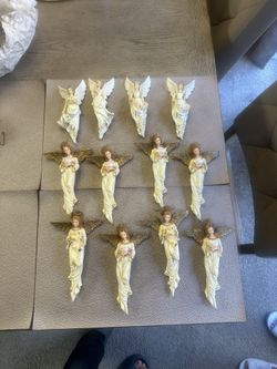 Angel Christmas Tree Ornament - 12 pcs