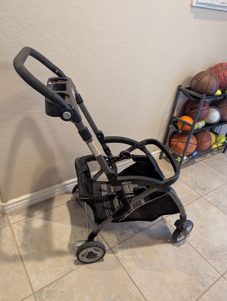 Graco SnugRider Elite Car Seat Carrier, Lightweight Frame, Travel Stroller Accepts any Graco SnugRide Infant Car Seat, Black