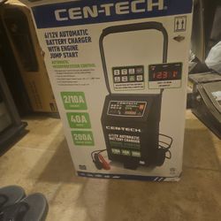 Cen-tech Battery Charger With Engine Jump Start