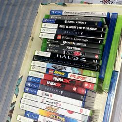 For Sale Xbox 360 PS4 And Xbox One Games This Is All I Have Left