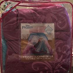 Frozen Twin / Full Comforter - $20