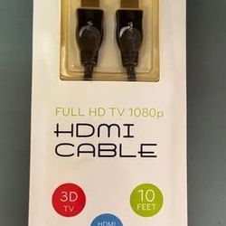NEW in Package HDMI Cable 10’ just $5 