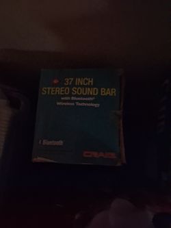 37inch craig Bluetooth Soundbar