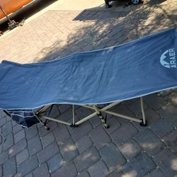 Camping Cot Twin Size Foldable Portable Outdoor  Bed With Carrying Bag Brand New Retail For $70 Selling For $60