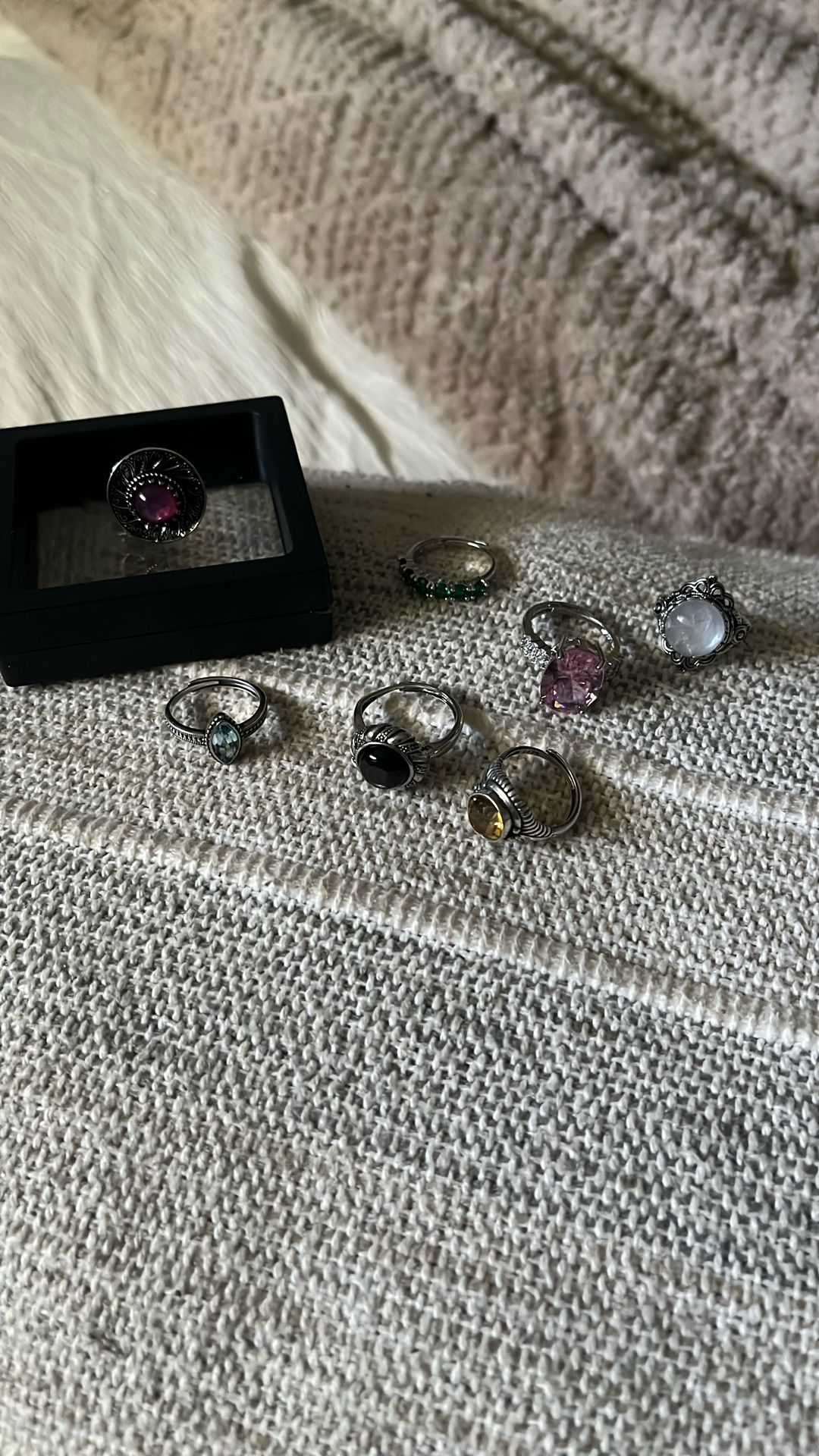 Set Of Silver Rings