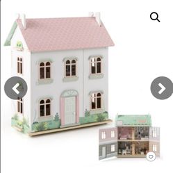 Cost way Kids Wooden Dollhouse. 