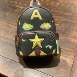 Zombie Captain America Cosplay mini Backpack
