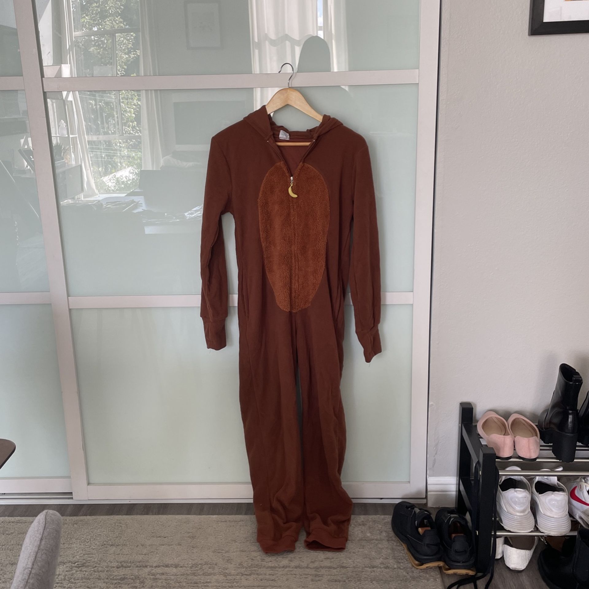 Spirit Halloween Adult Monkey Onesie Costume
