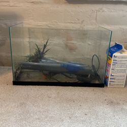 10 Gal Fish Tank + Supplies
