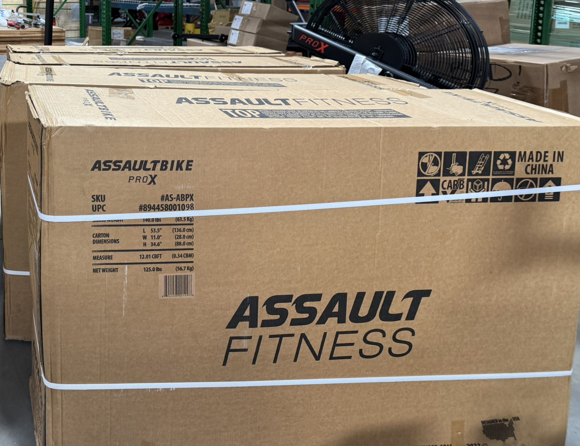 Assault Fitness Air Bike- Assault Bike ProX- Cardio Exercise Bike