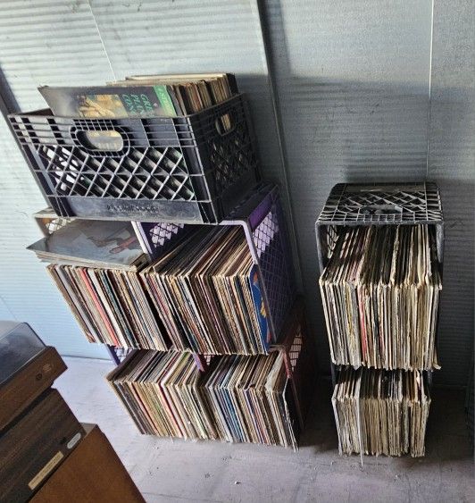 Records All Over Vinyl Records - 12