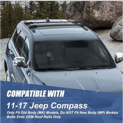 Auto Dynasty Roof Rack  Compatible with 2011-2017 Jeep Compass MK