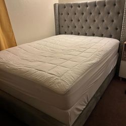 Gray Queen Bed