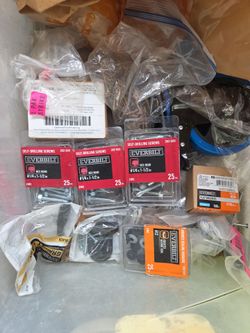 Hex heads. Washers, screws, etc