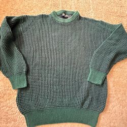 Vintage 90’s Van Hausen Knitted Sweater Size Large In Men’s, Not Polo Sport, Tommy, Nike, Adidas