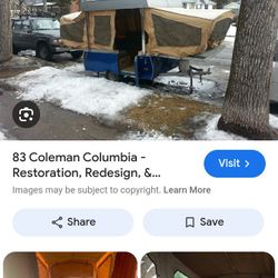 1983 Pop Up Camper Coleman 