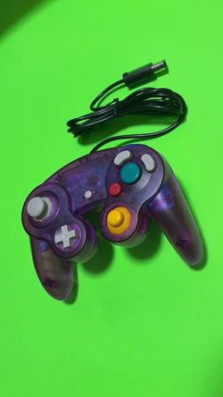 NGC Controller - TRANSPARENT PURPLE - compatible with Nintendo GameCube Console controllers