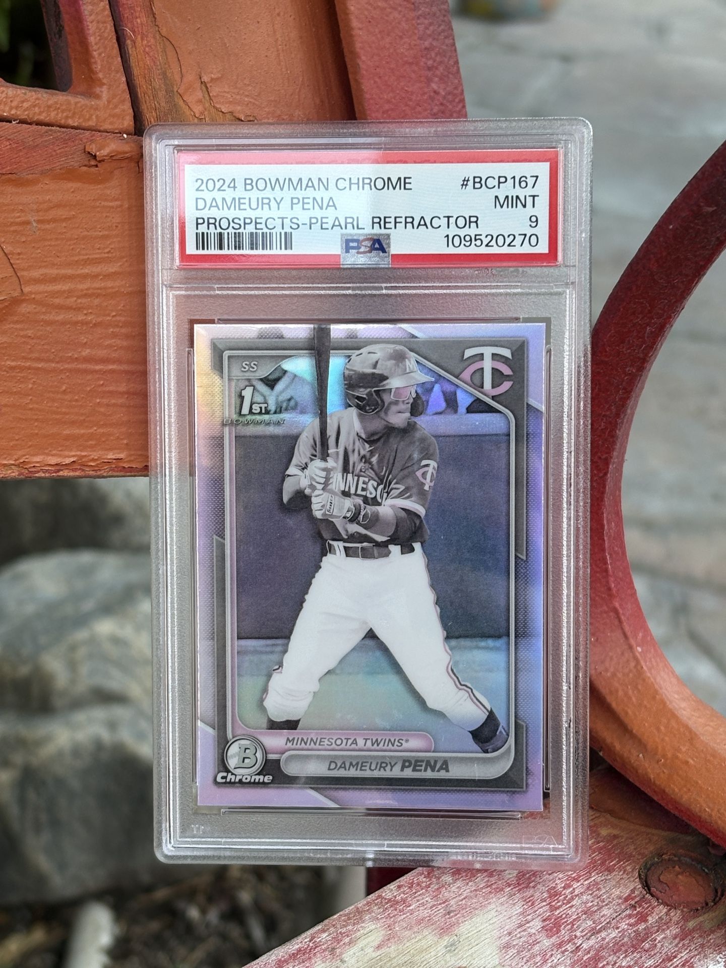 2024 BOWMAN CHROME DAMEURY PENA-PEARL REFRACTOR