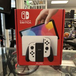 Nintendo Switch OLED – White Joy-Cons – Like New!