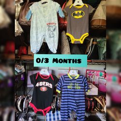 0/3 up to 9 Months clothes
