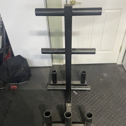 Weight Tree With 6 Bar Holders