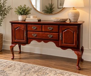 Cherry wood side table