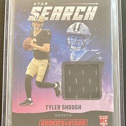 2025 Rookies & Stars Tyler Shough Rookie Star Search Patch