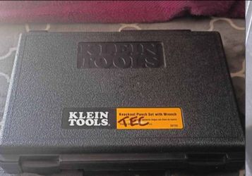 Klein tools knockout punch set new $180