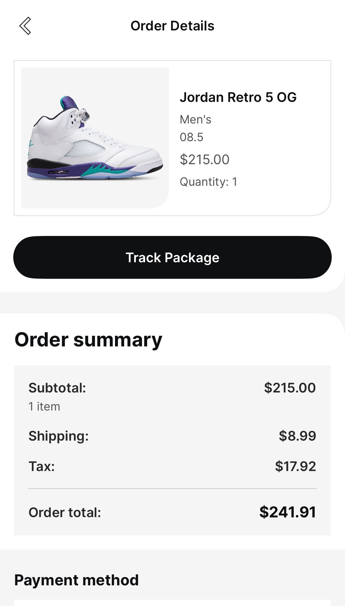 Jordan 5 🍇