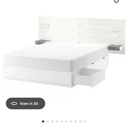 IKEA Queen Bed Frame - Nordli 