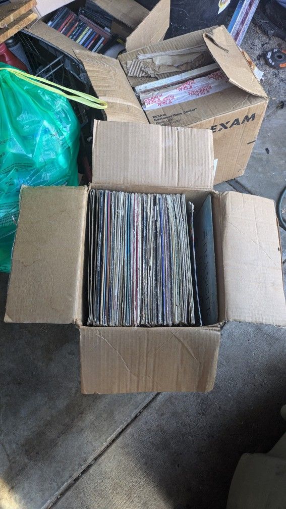 Two Boxes Of Records