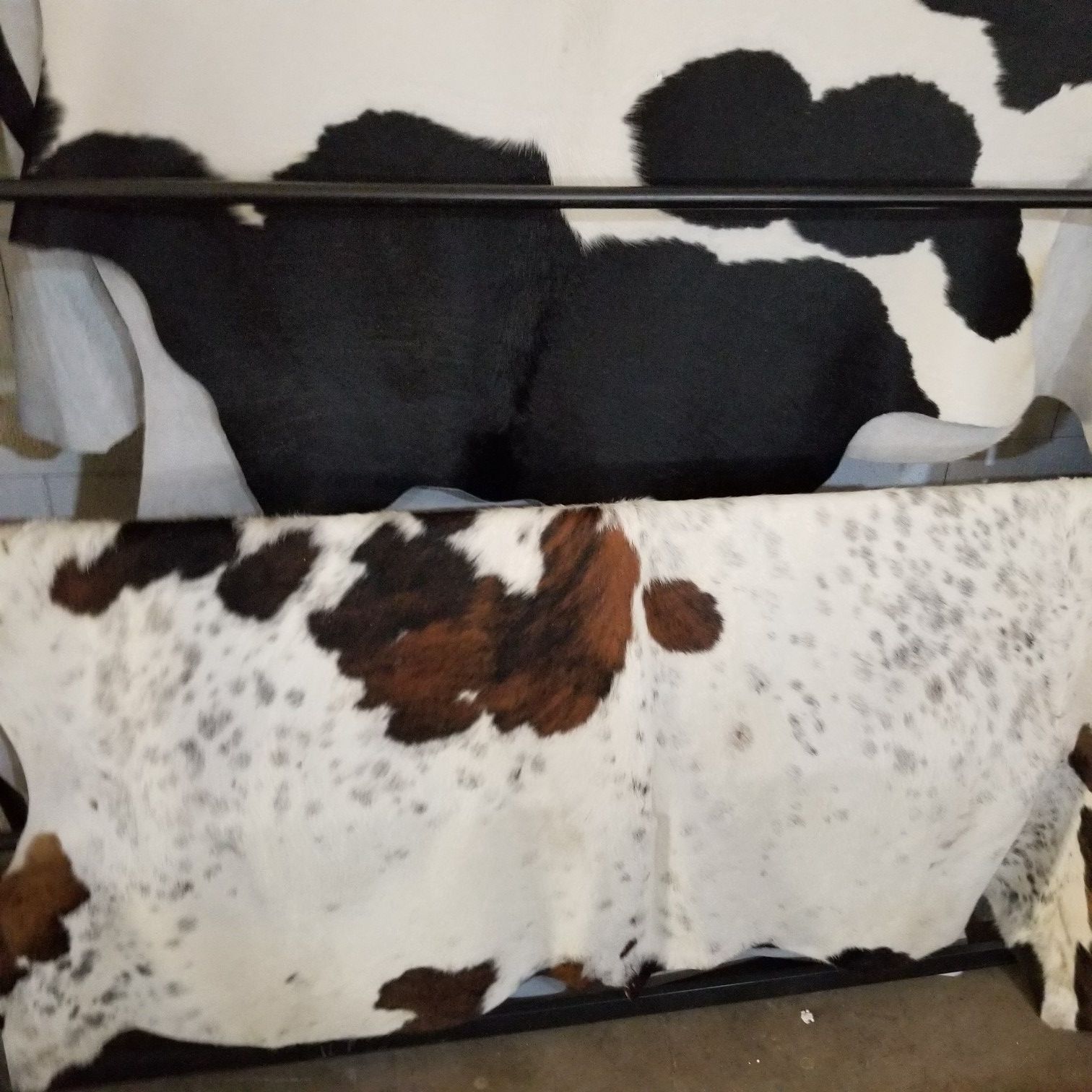 Imported Brazilian cow hides
