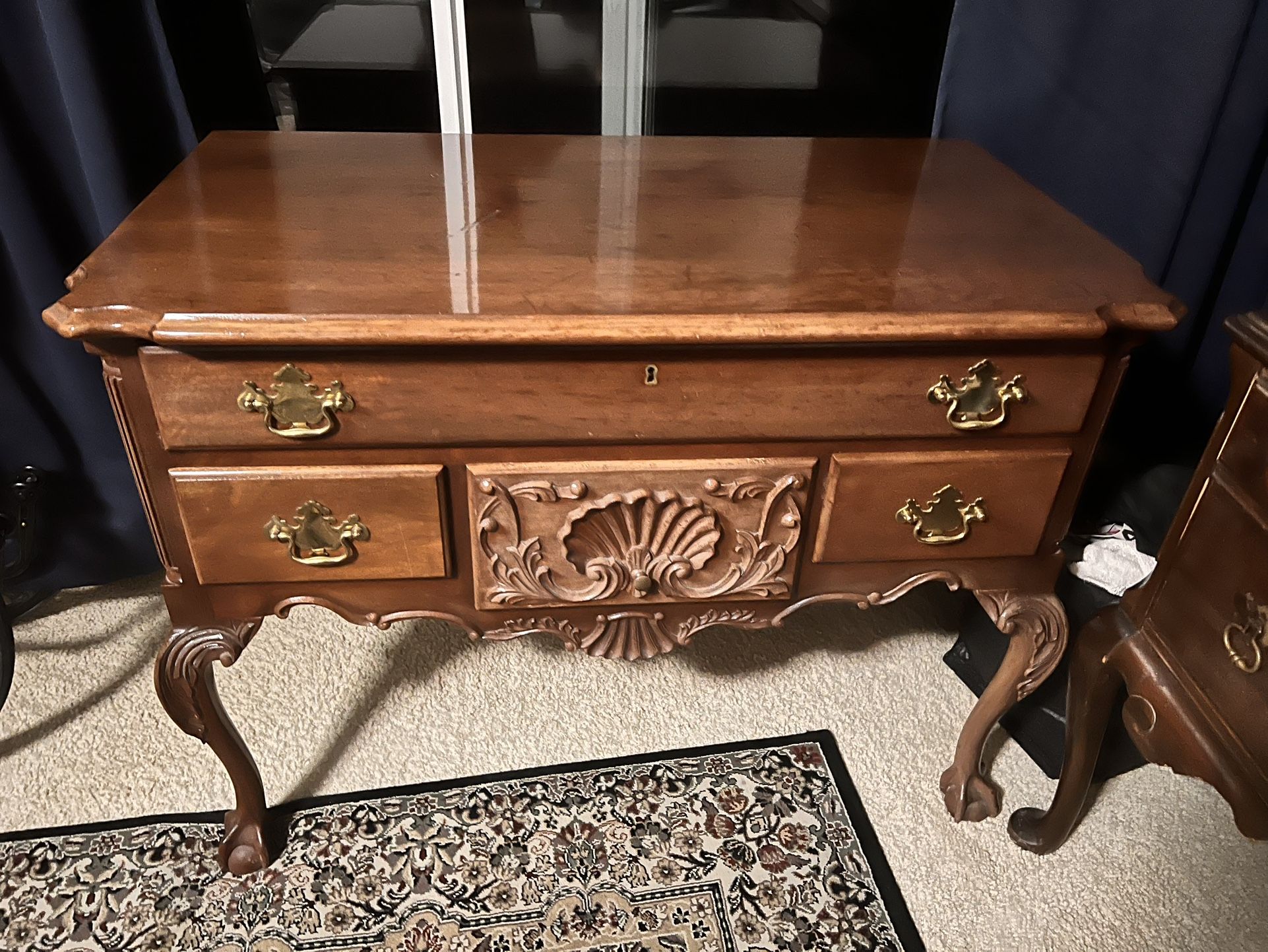 Armoire Credenza Wood Buffet Table