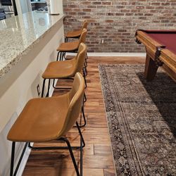 Faux Leather Stools