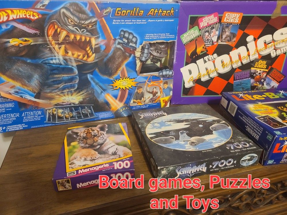 Vintage Toys And Games (Worn But Never Opened)