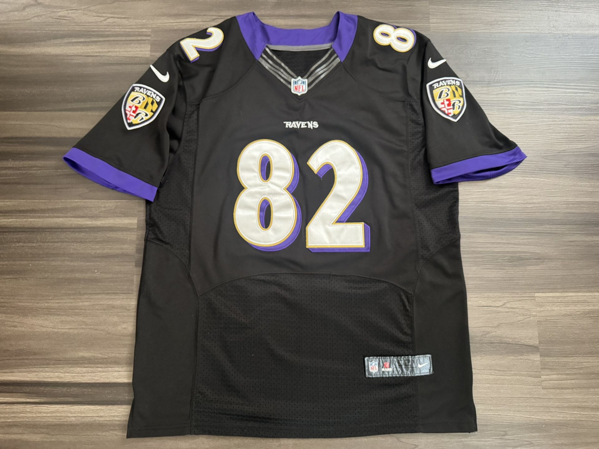 Nike Baltimore Ravens Torrey Smith #82 Black Jersey Men’s Sz 52