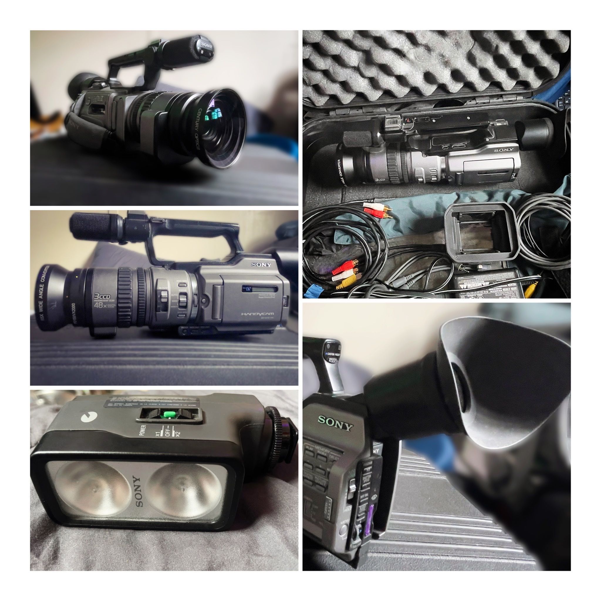 SONY DCR-VX2000 MiniDV Bundle for Sale in Seattle, WA - OfferUp