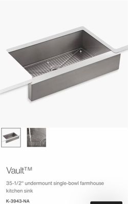 Farmhouse sink
