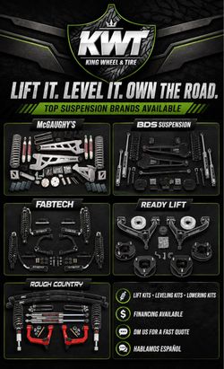 LIFT KITS WHEELS TIRES