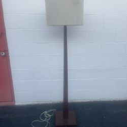 Wood Base Lamp 
