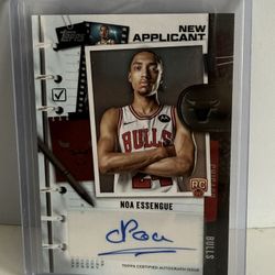 2025-26 Topps Flagship Noa Essengue Rookie Auto