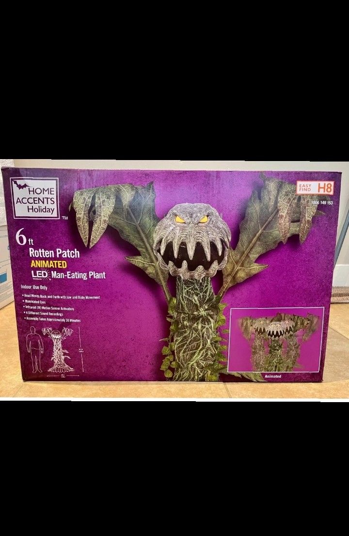 Life-Size Man Eating Plant - Rotten Patch Animatronic