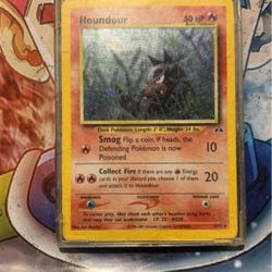 1(contact info removed) Houndour Holographic Pokémon Card