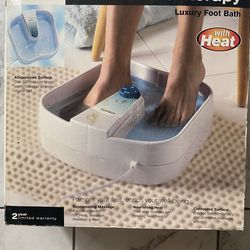 Foot and heat massage