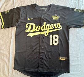 DODGERS MVP, BACK TO BACK. YAMAMOTO BLACK AND GOLD JERSEYS IN STOCK